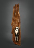 Downy Woodpecker 9" bases may vary